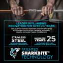 SharkBite Max 3/4 inch FNPT Slip Adapter, Push To Connect Brass Plumbing Fitting, Copper, CPVC, UR3486A