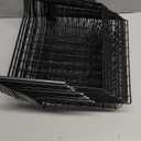 8 PACK Hanging Under Shelf Storage Basket Kitchen Cabinet Organizer Storage, Slides Under Wire Shelves for Counter Pantry Desk Bookshelf,Black