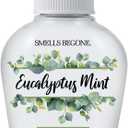 SMELLS BEGONE 4 oz Essential Oil Bathroom Spray - Instantly Eliminate Toilet & Bathroom Odors - Air Freshener Made with Essential Oils (Eucalyptus Mint)