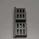 Tooth Brush Holder for Bathroom, Toothbrush Holder with Self-Adhesive, No-Drill Aluminum Hanging Bathroom Organizer Holds Toothbrush, Razor, Comb & Toothpaste etc (Grey)