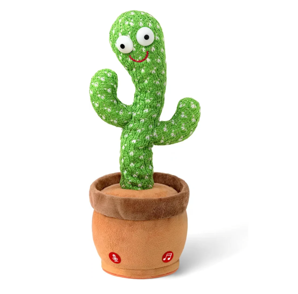 Baby Toys Talking Dancing Cactus with Lights and Music, 120 Songs Plush Toys for Kids, Christmas Birthday Gifts for Girls Boys