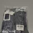 Men's Short Sleeve Henley Shirt - Premium Fitted for Men - Comfortable Casual Daily Wear (Gray, M)