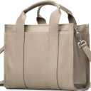 befen Genuine Leather Handbag for Women Small Soft Satchel Tote Bags Crossbody Shoulder Purses with Zipper