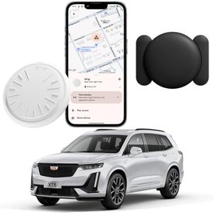 GPS Tracker for Vehicles Real-Time Mini Tracker Device for Vehicles, No Monthly Fee Subscription No SIM Card Required (1 Pack)