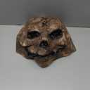 Mltao Skull Mask Costume, Halloween Scary Leather Face Skull Cosplay Dress up, Garden Yard Horror Party Props, Latex Masks for Man Women Adult Dress Up Costume