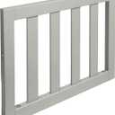 Salcod Toddler Safe Guardrail Compatible with Storkcraft and Graco Crib Conversion - CPSC Certified, Crib Rail for Prevent Toddler from Rolling Off The Bed, Gray