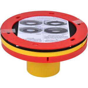 Oatey 43403 Set-Rite Toilet Flange Extension Kit, 1/2"-5/8", Red, Yellow