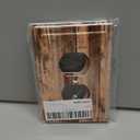 Pack of 2 Decorative Outlet Covers Vintag, Brown boards Tan Wood Plank 1 Gang Wall Plate Cover Receptacle Duplex Light Switch Cover Plate Single Dual Plug Covers Electrical Switch Plate , 1-Gang Duplex Outlet /5x3 IN(2Pack), 