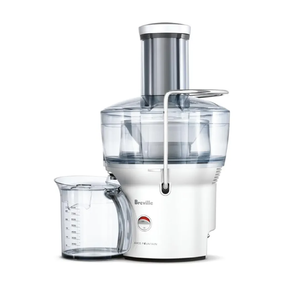 Breville BJE200XL Juice Fountain Compact Centrifugal Machine, 25 fl oz, Silver