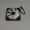 CORSAIR iCUE Link LX120 RGB 120mm PWM Fan Single Pack  Dual Light Loops  Requires iCUE Link System Hub (Sold Separately)  CORSAIR AirGuide Technology  Black