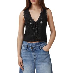 AllSaints Women's Florence Waistcoat (Black, XS)