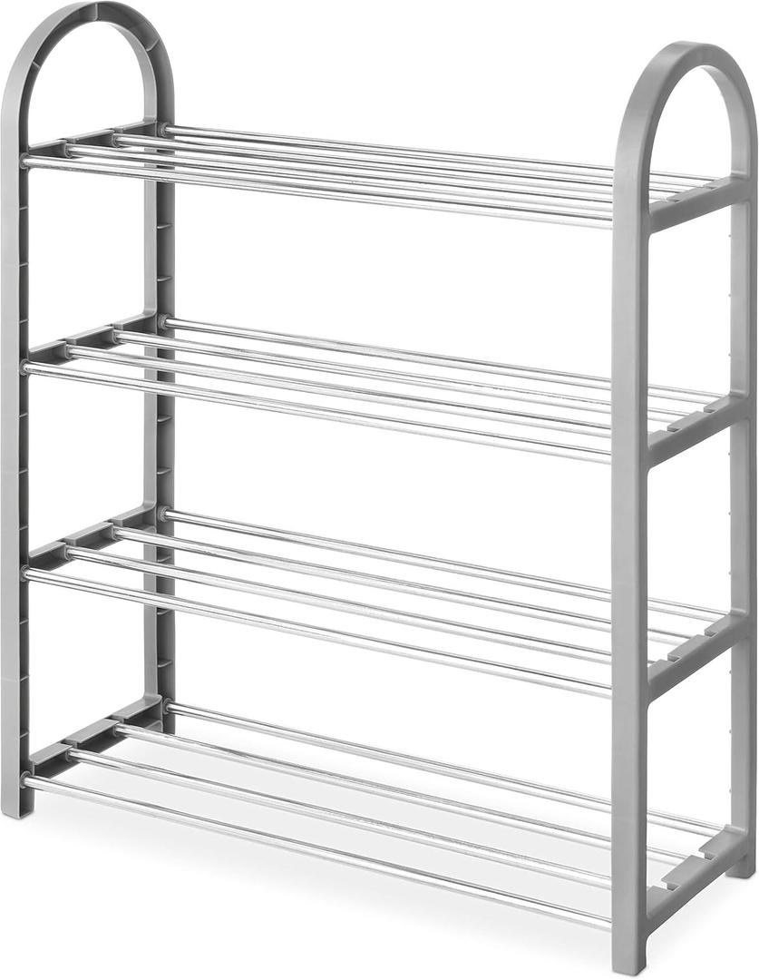 Whitmor 4-Tier Compact Closet Shelves - Gray
