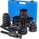 Orion Motor Tech Wheel Bearing Press Kit for Front Wheel Drive Bearing Removal & Installation, 24pc Wheel Bearing Puller Tool Set with Sliding Screws Universal Bushings Sleeves