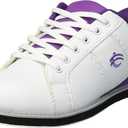 BSI Women's 460 Classic Bowling Shoe - Lightweight Shoes with Cushioned Support for Women (8, Purple & White)