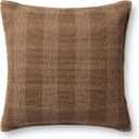 Loloi II Collection PLL0132 Brown/Tan 20'' x 20'' Cover Only Pillow