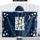 Boy Mom Wearable Blanket Hoodie, Blue Hoodie Blanket for Women, Mothers Day Birthday Gifts from Son, New Mom Gifts for Boy Mother