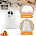Halloween Pillows, Ghost Pillow, Fall Decorative Pillow Indoors, Halloween Decorative Throw Pillow, Cute Pillow for Home (Luminous)