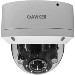 GAWKER G1083PDIR Dome CCTV Security Camera, 1080P HD-TVI/AHD/CVI and CVBS(Default) Video Out switchable, True Day & Night, IP66 Vandal Proof, 2.8-12mm Lens, IR Smart, DC12V/AC24V.