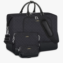 Travel Weekender Bag for Women, Overnight Bag with Shoe Compartment, Oversized Travel Duffel Bag Carry On Tote with Trolley Sleeve 21" for Weekend Travel Business Trip