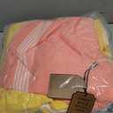 Genovega 6 Packs Oversized Turkish Beach Towel 74"x38" Thin Quick Dry Sand Free Pool Swim Towels Large XL Adult Clearance Blanket Travel Vacation Accessories Essentials Multi Coral Pink Rhombus