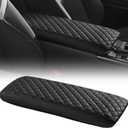 JOYTUTUS Center Console Cover Compatible with 2025-2026 Camry Armrest, PU Leather Middle Console Arm Rest Cover