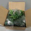 Palonu Artificial Hanging Plants for Shelf, 4 Pack Fake Potted Greenery Plant Faux Mandala Vine, String of Pearls, Ivy Vine,Persian Grass Fern in Pot for Desk Home Bathroom Farmhouse Room Table Decor