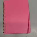 Lined Spiral Journal Notebook for Women & Men, 140 Pages, College Ruled Hardcover Notebook for Work & Note Taking, Journals for Writing, A5(6"x8") - Berry Pink