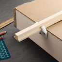 Yousoontic 4 Pack Hardwood Center Mount Drawer Slides Wooden Drawer Track Classic T Shaped Design Fits The Slide Guides