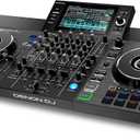 Denon DJ SC LIVE 4 Standalone DJ Controller with Stem Separation on 4-Decks, Wi-Fi Streaming, Build-in Speakers, Serato DJ and Virtual DJ Compatible