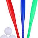 6pcs Kids Baseball Set Plastic Baseball Bat Toys with 3 Balls for Children Toddlers Outdoor Indoor Sport Game Playing