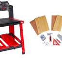 Little Tikes Creative Construction Workbench with 15+ Accessories, Pretend Play Construction Set, for Boys and Girls Ages 3+ Years, One Size