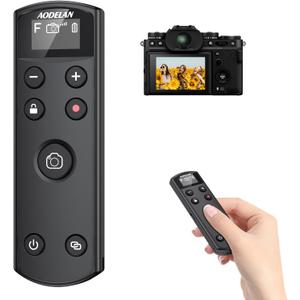 for Fujifilm Rechargeable Camera Remote Control Wireless Shutter Release Compatiable with Fuji X-T30 II, X-S10, X100VI, X-H2S, X-H2, X-T5, X-T4, X-T3, X-S20, X-T50, X-T30, X-M5, X-E5, X Half(Black)