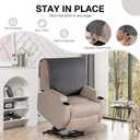 VANSOFY Recliner Chair Covers 100% Waterproof Backrest Cover Reclining Cover Non-Slip Dog Chair Cover Furniture Protector Washable Slipcover Elastic Straps for Pets, Dogs(Charcoal Gray)