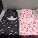 Ekouaer 2 Pack Womens Pajamas Sets Short Sleeve Tops and Capri Pants Pjs Colorful Printed Sleepwear Sets, XL