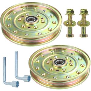 2 Pack 1-633109 Pulley Replaces 126-7685, 132-9424, 116-4667, 126-4667, 633109, 539102610 for Exmark Z400, Z441, Z449, Z450, Z453, Z500, Z528, Z550, Z553, Z557, Z558, Lazer Z 60 inch Mowers
