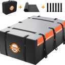 Sailnovo Rooftop Cargo Carrier 20 Cubic, Waterproof Car Roof Bag Soft-Shell Carriers Top Luggage Storage with Slip Mat, 6 Door Hooks & Heavy-Duty PVC for All Vehicle Roof with/Without Rack Cross Bar