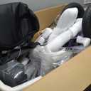 All Terrain Knee Scooter for Adults, Foldable Rolling Knee Scooter with DIY Stickers & Shock Absorber, Steerable Knee Walker for Broken Foot, Ankle Injuries & Surgery, Better Crutch Alternative (Cream Purple)