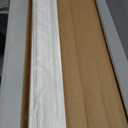 Faux Wood Blinds Valance for Horizontal and Venetian Blinds (Hidden Valance Clips Included). Inside or Outside Mount - Custom Made to Your Size (Color: White) - Royal Crown Cornice 45"