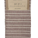 3 x Hand Towels, Red