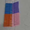 100 Pcs Colored Clothes Pins Wooden, Colored Clothespins for Crafts 2.9 Inch, Clothing Pins for Hanging Classroom