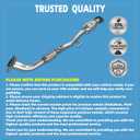 Rear Catalytic Converter for Toyota Camry 2007-2011, Solara 2006-2008 2.4L | Toyota Camry Catalytic Convertor for Toyota Solara Automotive Replacement CAT CLEAN, EPA Compliant