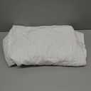 OWENIE White Shower Curtain for Bathroom, 3D Embossed Geometric Polyester White Water-Proof Fabric Shower Curtains, Modern Luxury Elegant Innovative Design Hotel Style, 72 x 72 Inch