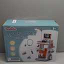 Dreamon Doctor Kit for Toddlers 3-5 Pretend Play Toys - 29 Pcs Kids Dentist Cart Play Set with Light and Costume - Role Play Medical Toy for 3+ Year Old Boys and Girls Christmas Birthday Gifts