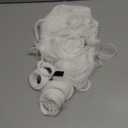 Adequate Judge Colonial Wig for Women,George Washington Colonial Costume Women,Halloween Costume Wig (White)