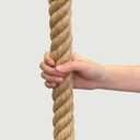 Twisted Manila Rope (1.5 Inch x 150 Feet) Natural Jute Rope Heavy Duty Hemp Ropes for Docks, Nautical, Railings, Landscaping, Decorating