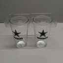 Duck House Dallas Cowboys NFL Pint Glass Tumbler Set of 2 475 ml