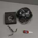 VNDUEEY 760 LBS Magnet Fishing Kit, Fishing Magnets Kit Includes Grappling Hook, Heavy Duty 65FT Rope, Gloves & Locking Carabiner - 2.36inch Diameter