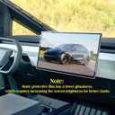 2026 Te sla New Model Y Screen Protector for 2026 15.4" Front & 8Inch Rear Tempered Glass HD with Alignment Kit Accessories Te sla Model Y Juniper Accessories 2026