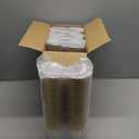 FOCUSLINE 200 Pack 12 oz Gold Rimmed Plastic Cups, Clear Plastic Cups Tumblers, Heavy-duty & Fancy Disposable Hard Cup 12 Ounce with Gold Rim for Wedding Cup Elegant Party Cups