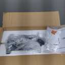 Glass Pendant LightBlack Pendant Light Fixtures with Seeded Glass Shade, Adjustable Height Hanging Lights for Hallway, Kitchen Island, Dinning RoomBulb not Included